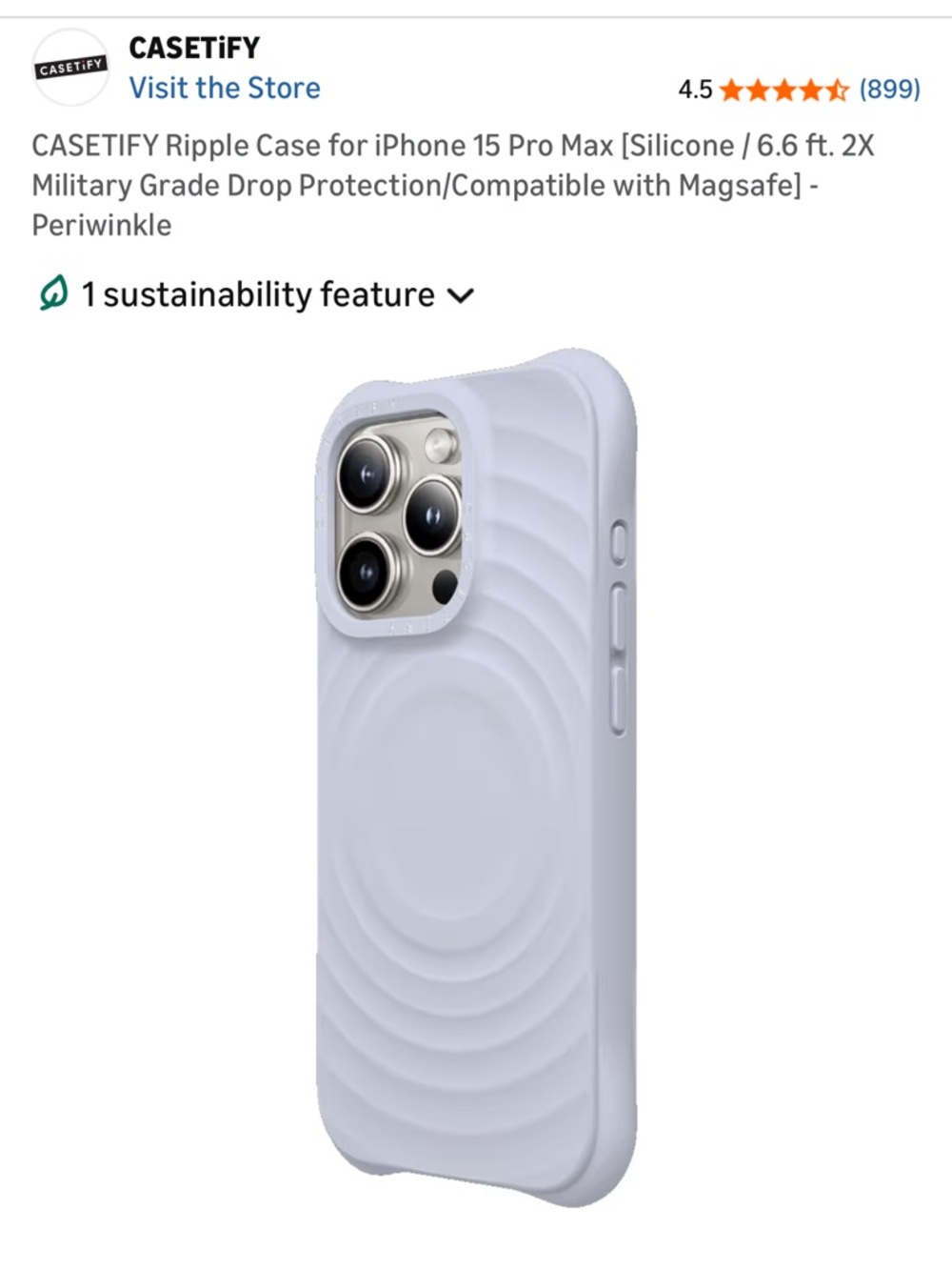 CASETIFY Ripple Case for iPhone 15 Pro Max - Picture 4 of 4